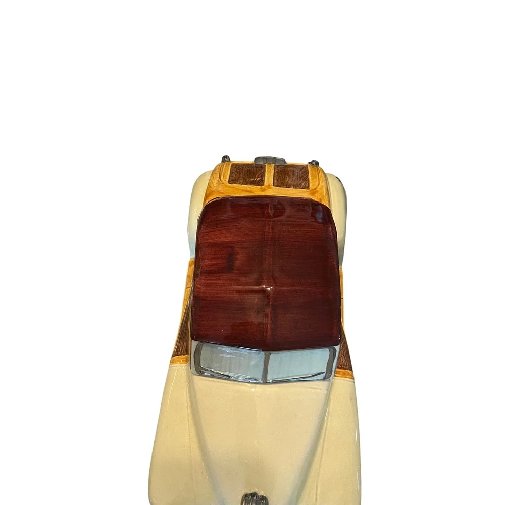 Vintage‎ Omnibus Fitz and Floyd American Roadside Woody Wagon Cookie Jar 1993